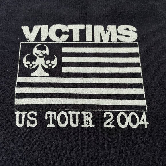 Victims Hardcore Band from Sweden XL New T Shirt 2004 US Tour D Beat Crust Punk - Picture 11 of 12